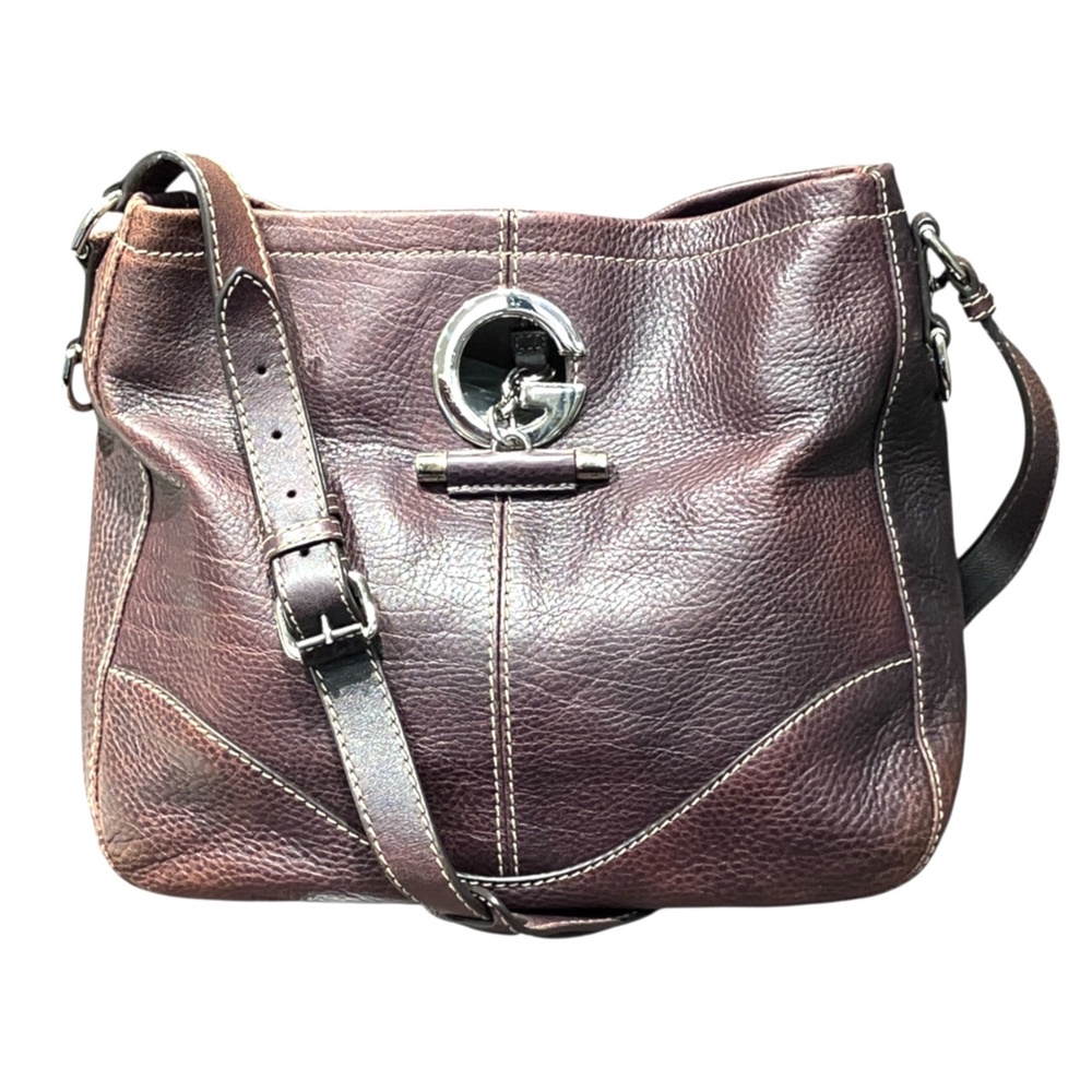 Gucci GUCCI G hardware one-shoulder bag, leather shoulder 247400